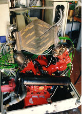 Front view of the V161 Stirling motor at PSA Almeria (photo ERSE)
